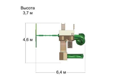 Игровой комплекс Альпинист 2 Ривьера