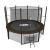 Батут UNIX line Black&Brown (inside) 10 ft