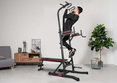 Турник-пресс-брусья со скамьей UNIX Fit POWER TOWER 150P