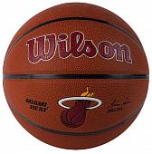 Мяч баскетбольный Wilson NBA MIAMI HEAT WTB3100XBMIA, размер 7