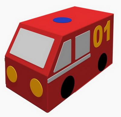 Контурная игрушка Пожарная машина ДМФ-МК-01.23.02