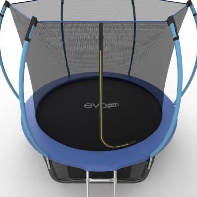 Батут EVO JUMP Internal + Lower net 8ft с внутренней сеткой и лестницей + нижняя сеть