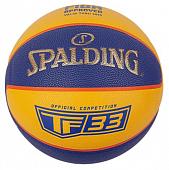 Мяч баскетбольный Spalding TF-33 Gold 3*3 Indoor/Outdoor, размер 6, FIBA Approved