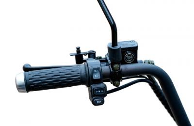 Электротрицикл WHITE SIBERIA TRIKE MINI BLACK 1500W Шоссейные колёса
