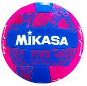 Мяч для пляжного волейбола Mikasa, Цвет Сине-розовый