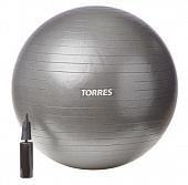 Мяч гимнастический TORRES диаметром 85 см, с насосом