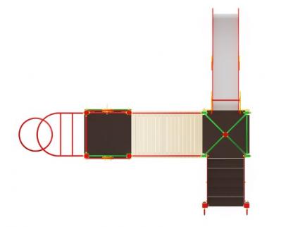 Детский игровой комплекс «Навина» H=1200 ДИК 28-920