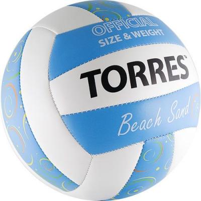 Мяч волейбольный пляжный TORRES Beach Sand Blue V30095B