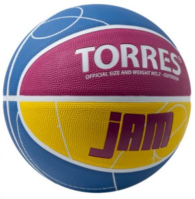 Мяч баскетбольный TORRES Jam, Размер 7