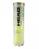 Мяч для большого тенниса HEAD Tour 4B, упаковка 4 мяча, ITF