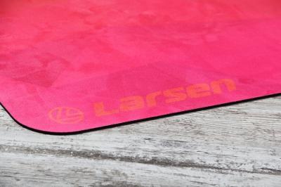 Коврик для фитнеса и йоги Larsen microfiber Style 5