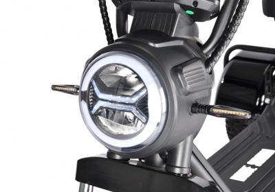 Электротрицикл WHITE SIBERIA TRIKE MINI RED 1500W Шоссейные колёса
