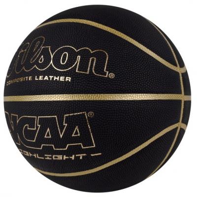 Мяч баскетбольный Wilson NCAA Highlight Gold WTB067519XB07, размер 7