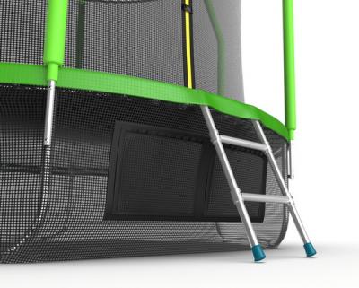 Батут EVO Jump Cosmo 10ft Lower net с внутренней сеткой и лестницей + нижняя сеть