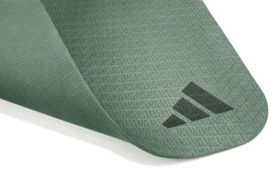 Коврик (мат) для йоги Adidas, цвет зеленый ADYG-10002LI