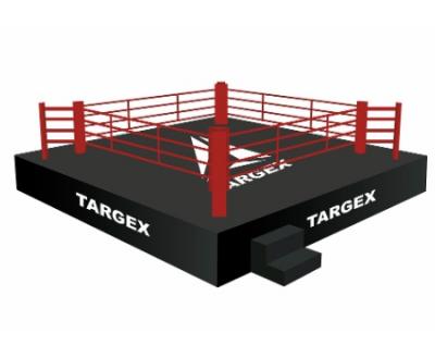 Ринг боксерский TARGEX СОРЕВНОВАТЕЛЬНЫЙ на помосте высотой 1 м