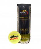 Мяч теннисный Wilson US Open Extra Duty, одобрено ITF и USTA, 3шт.