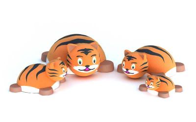 Уличная резиновая фигура Тигренок