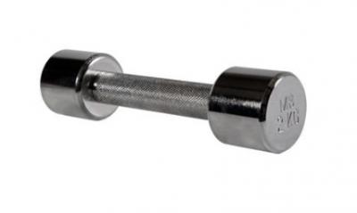 Гантель хромированная для фитнеса MB Barbell MB-FitM