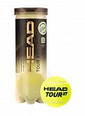 Мяч для большого тенниса HEAD Tour XT 3B, упаковка 3 мяча, ITF