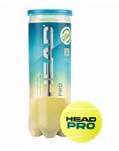 Мяч для большого тенниса HEAD Pro 3B, упаковка 3 мяча, ITF