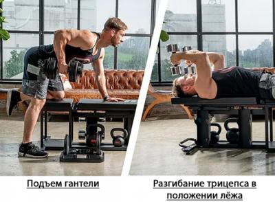 Скамья мультипозиционная UFC Zone+ UHB-75649