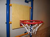 Щит баскетбольный с кольцом, навесной (на гимнастическую стенку)