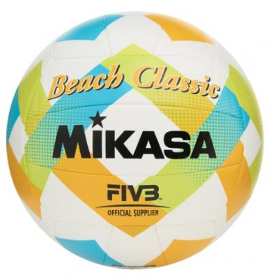 Мяч для пляжного волейбола Mikasa, Цвет Сине-желтый