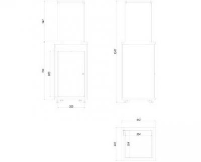 Газовый нагреватель PATIO MINI/M/G31/37MBAR/CZ - черное стекло, с ручным управлением 91181
