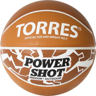 Мяч баскетбольный TORRES Power Shot B32087, р.7