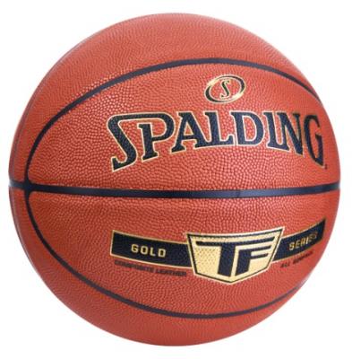 Мяч баскетбольный Spalding Gold TF, микрофибра, Размер 7