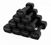 Набор термополиуретановых гантелей BRONZE GYM, 1-10 кг - 10 пар, шаг 1 кг