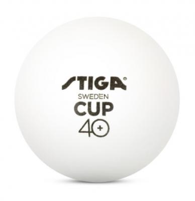 Мяч для настольного тенниса STIGA Cup ABS, упак. 12шт