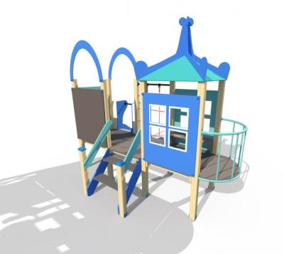 Игровой комплекс серии Лагуна Н-750 ДИО 07030