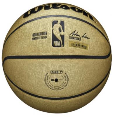 Мяч баскетбольный Wilson NBA Gold Edition