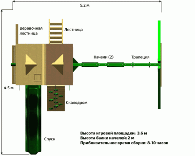 Игровой комплекс Солнечный луч