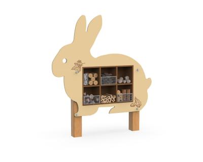 Игра с природным материалом «Кролик»