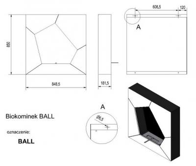Биокамин Ball TUV
