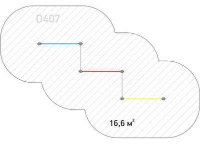 Спортивный комплекс Лесенка D 407