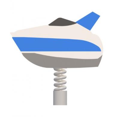 Качалка на пружине Катер ИО 05240