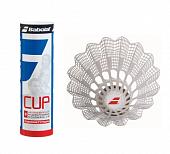 Воланы для бадминтона Babolat Nylon Cup 562006, 6шт., нейлон, белые  