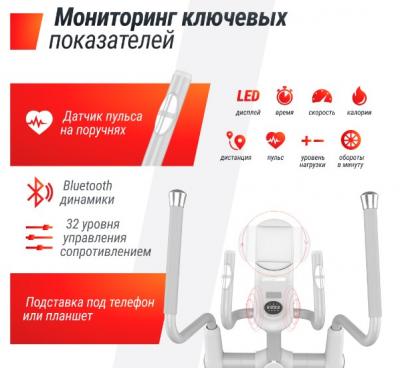 Эллиптический тренажер UNIX Fit MV-850 (Auto Incline) Mirror
