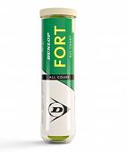 Мяч теннисный Dunlop Fort All Court 4B, 601607, уп.4 шт, ITF