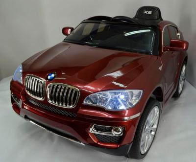 Детский электромобиль Kids Cars KT6555 BMW X6 Special с кожаным сиденьем