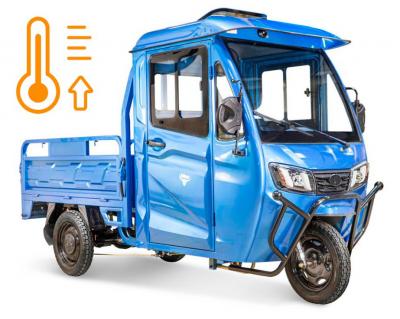 Грузовой электротрицикл Rutrike КАРГО Кабина обогрев 1500 60V1000W