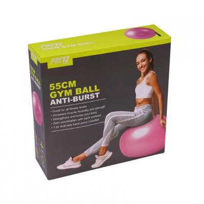 Мяч гимнастический PRCTZ GYM BALL ANTI-BURST, 55 см.