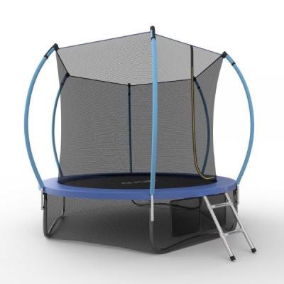 Батут EVO JUMP Internal + Lower net 8ft с внутренней сеткой и лестницей + нижняя сеть