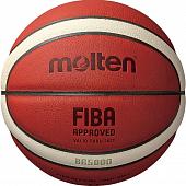 Мяч баскетбольный MOLTEN B7G5000 р.7 // MOLTEN B6G5000 р.6 // FIBA Appr, 12 панелей, нат.кожа, бутил. камера