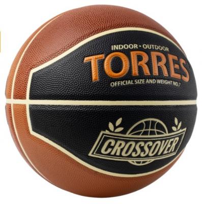 Мяч баскетбольный TORRES Crossover B323197, размер 7