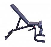 Универсальная регулируемая скамья BODY SOLID GFID31B черная
